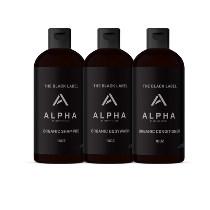 Black Label Shower Set