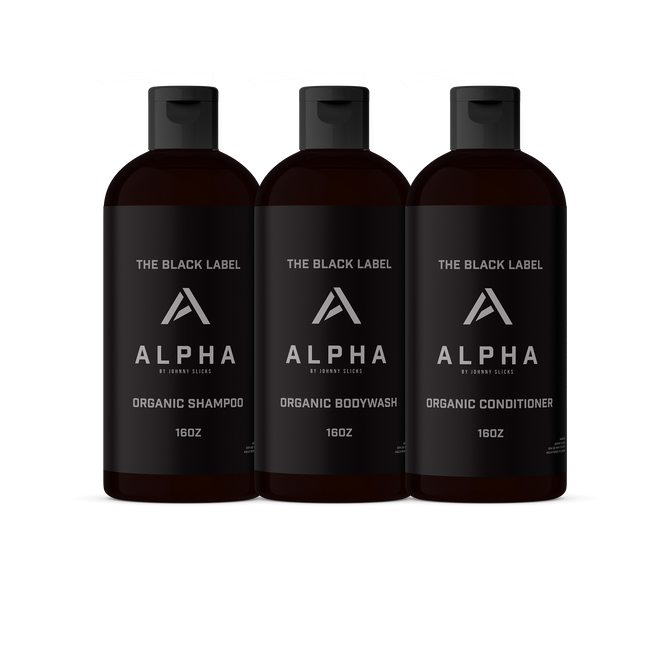 Black Label Shower Set