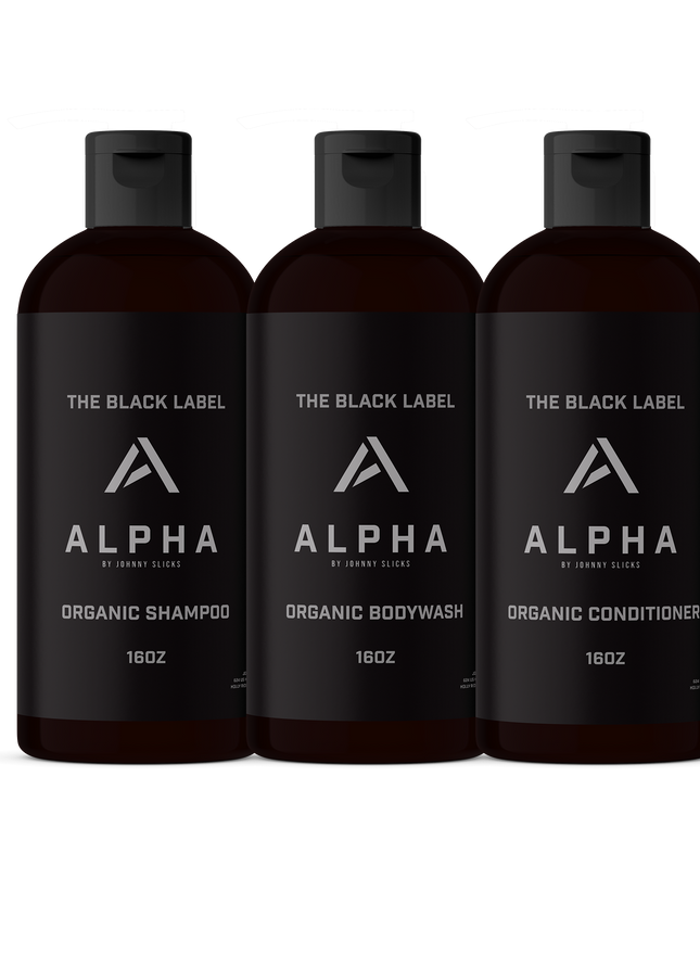 Black Label Shower Set