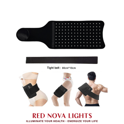 Red Light Therapy Belt for Back Pain & Muscle Recovery – 660nm + 850nm