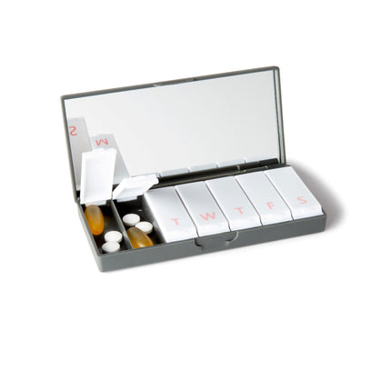 Charcoal Gray Pill Box