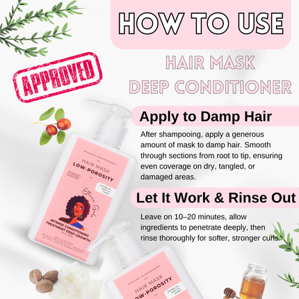 Low Porosity Deep Repair Hair Mask