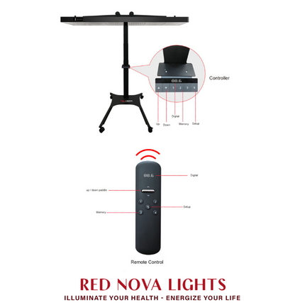 Premium Electric Mobile Stand for Red Light Therapy Panels (RNL900 & RNL1500)