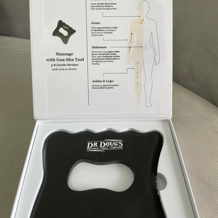 Dr. Doug’s Bian Stone Gua Sha Collection – Lymphatic Massage & Sculpting Tools for Body, Face & Neck