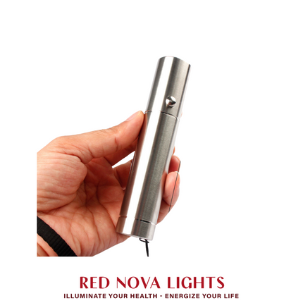 Portable Red Light Therapy Flashlight – Handheld LED Device with 630nm, 660nm & 850nm