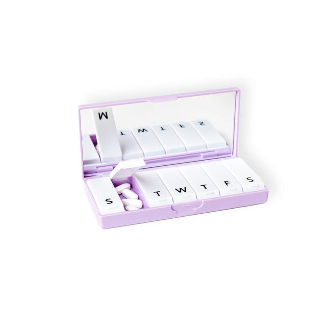 Lilac Pill Box