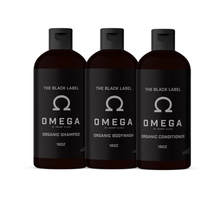 Black Label Shower Set