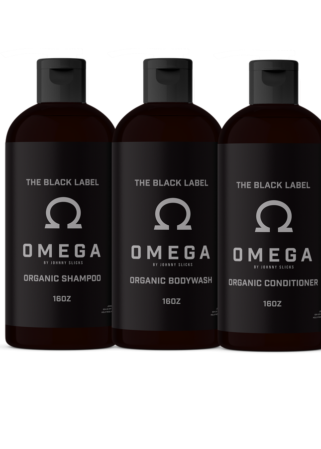 Black Label Shower Set