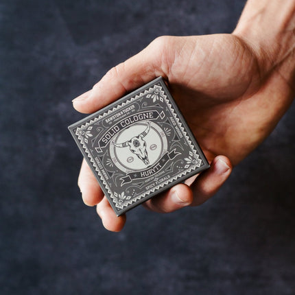 Solid Cologne - Hurytt - 0.35 oz Liner + Vessel