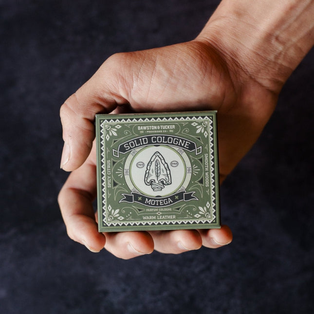 Solid Cologne - Motega - 0.35 oz Liner + Vessel